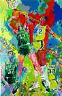 Leroy Neiman Magic Johnson painting